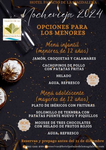 MENÚ INFANTIL