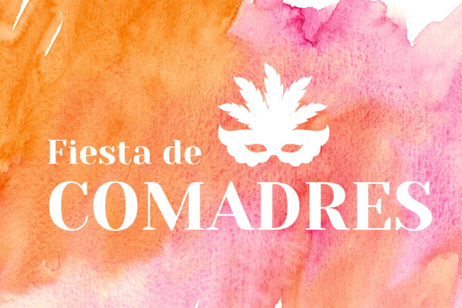 Post de Instagram Carnaval fiesta Acuarela Naranja y rosa